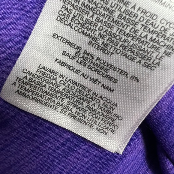 Columbia Sportswear‎ Mens Purple W University Of Washington Polo Shirt L G - Picture 5 of 7